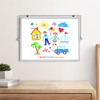 Dry Erase White Board with Stand 16in x 12in, Desktop