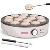 SugarWhisk Mini Pancakes Maker Machine with 14 Larger & Deeper