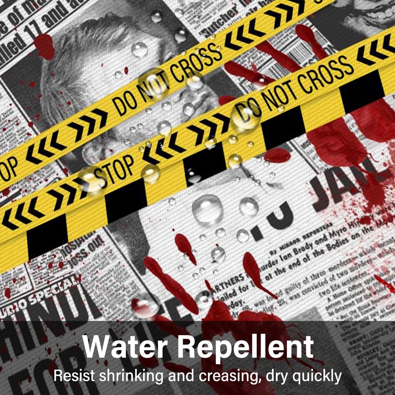 Killer Shower Curtain Waterproof Fabric Polyester Home Culture Cloth Fabric