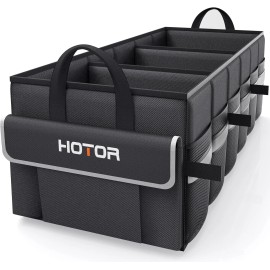 HOTOR Trunk Organizer - Car with 5 Pockets, X-Large, Black