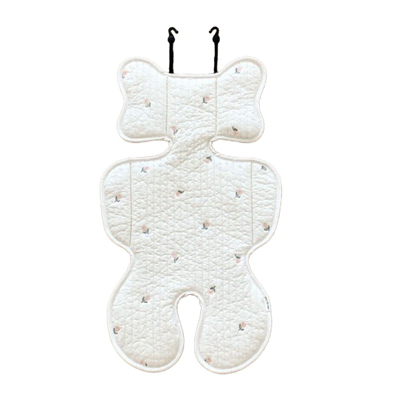 Soft Baby Stroller Seat Cushion Breathable Pure Cotton Infant Car