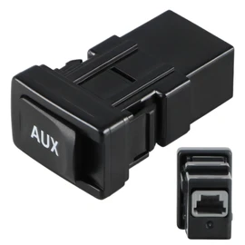 EVRBUL Aux Port Input Auxiliary Jack Adapter Compatible with Toyota 4Runner RAV4 FJ Cruiser 2007-2011 Camry 2007-2008 Prius 2005-2009 Yaris Lexus ES350 LS460 2007-2010 Replace# 86190-06010 86190-53010
