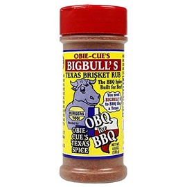 Obie-Cue's BigBull's Texas Brisket Rub, The BBQ Spice Built for Beef (4.6 oz)