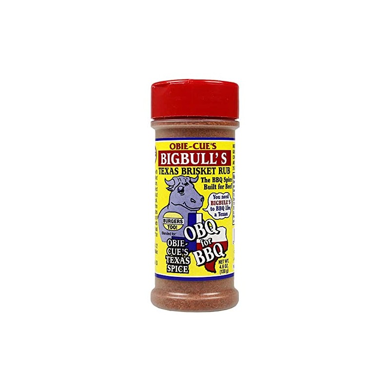 Obie-Cue's BigBull's Texas Brisket Rub, The BBQ Spice Built for
