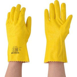 Diamond Rubber Dirobe Gloves #220 S Size 1 Pair Bag