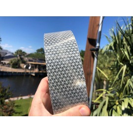 Oralite V98 White Reflective Tape Reflexite Orafol Prismatic Safety Tape 1", 2", 4", 6"