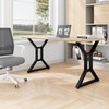 Glastined Metal Table Legs 24" H x 28" W Furniture