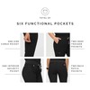 FIGS Zamora Jogger Style Scrub Pants for Women - Black,