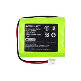 BUSFUIVA 2GIG BATT2X Battery Compatible with 228844 6MR2000AAY4Z 10-000013-001 GC2 7.2v 1600mah ni mh Battery Pack
