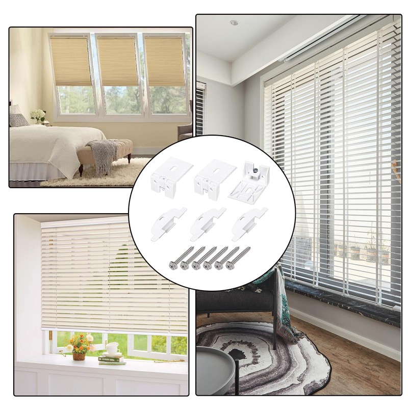 3/4" Blinds Shade Brackets Blind Clips and Pleat Lite Rise