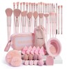 MAANGE Makeup Tool Set, 49pcs/set Makeup Tools with Storage Bag,