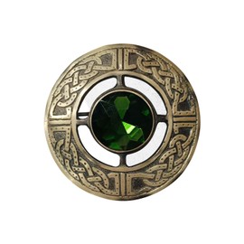 AAR Men's Kilt Brooch Pin Stones Scottish Fly Plaid Celtic Antique Plated Norse Vintage Jewelry, Antique, no gemstone