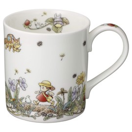 Noritake T97265/4660-3 My Neighbor Totoro 400cc Snake Strawberry Hen Microwave Safe 1 Piece Bone China Mug