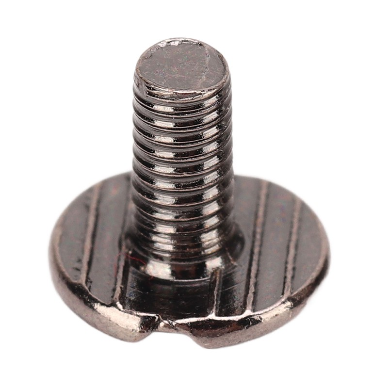 200 Sets Chicago Screws 9.5x8mm DIY Uniform Coating Brass Leather