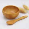 SHUILING Small Facial Skin Care Mixing Bowl Set Eco Bamboo