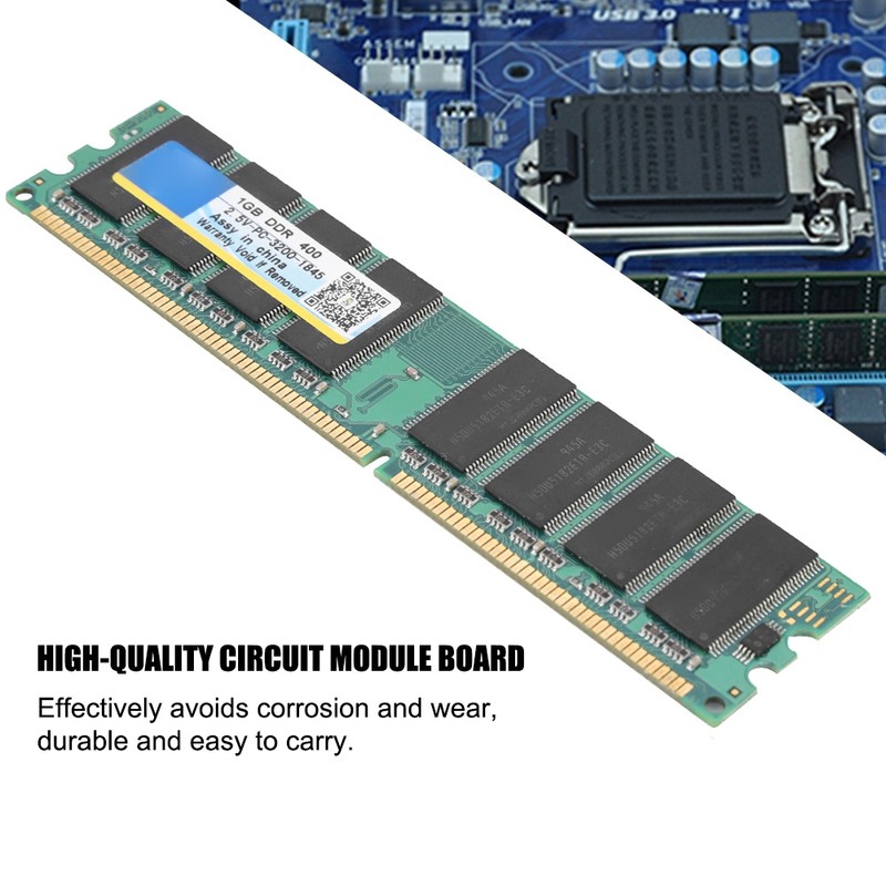 xiede DDR 400MHz 1G 184Pin For Desktop Motherboard Memory RAM