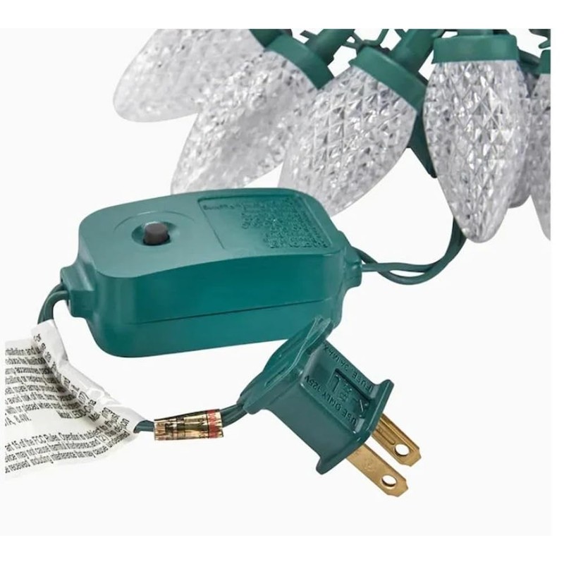 GE Color Choice Blue/Cool White 50-Count 32.6-ft Multi-Function Color Changing