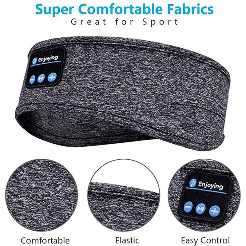 Sleep Headphones BT Headband Soft Sleeping Wireless Music Sport Headbands