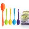 5PCS Silicone Serving Spoons Set, Vituer Heat Resistant Kitchen Spoons