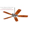 Tie Dye Bengal Belly Stripes - Ceiling Fan Skin Kit