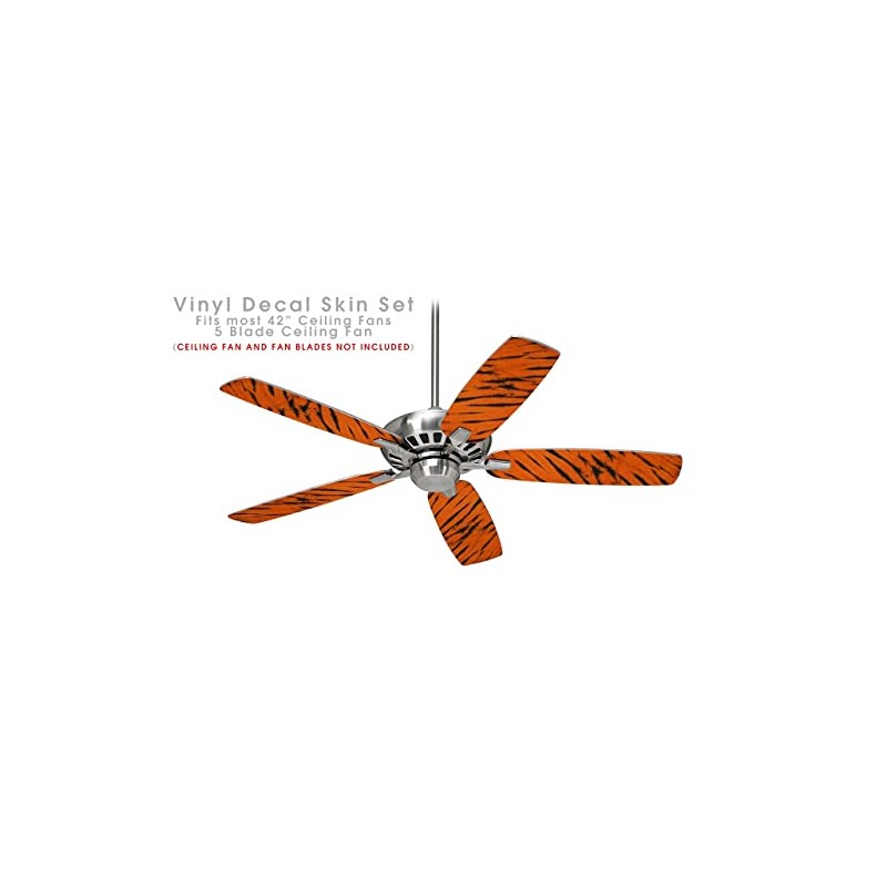 Tie Dye Bengal Belly Stripes - Ceiling Fan Skin Kit