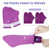 SuzziPad Replacement Ice Gel Packs for Cold Therapy Gloves and