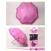 Honeystore Princess Lace Ultraviolet-Proof Folding Umbrella Anti-uv Dome Parasol Fuchsia