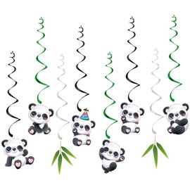 Happy Birthday Banner, Panda Decoration Set for Birthday Party, Panda Party Decorations, Panda Children's Birthday Decoration, Panda Themed Baby Shower (Style 3)