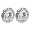sourcing map V6000ZZ V-Groove Shaped Bearing 10x30x8mm Double Metal Shielded