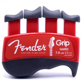 Fender Drip Hand and Finger Exerciser (Hard - 7 lbs / 3.2 kg) – The best ergonomic finger strengthener to improve the performance of all string instruments (guitar, bass, violin, etc.)
