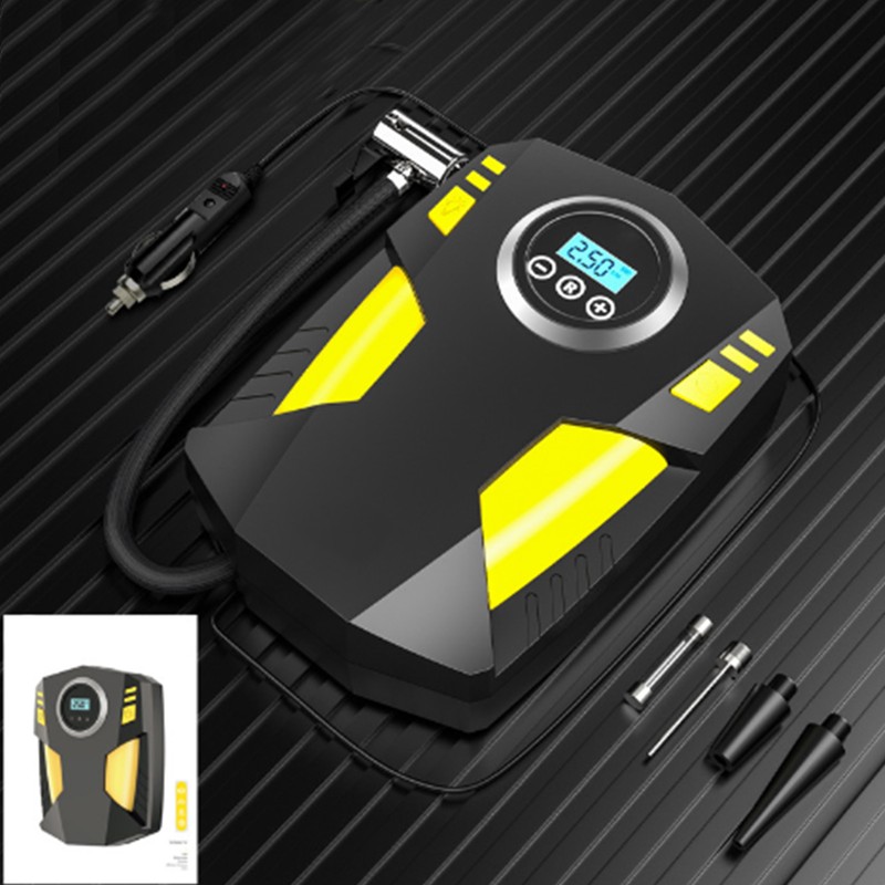 Car Inflator Pump Digital Display Portable Electric Motorcycle Bike Tire