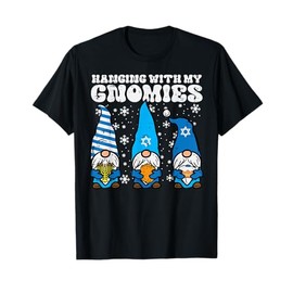 Hanukkah Hanging With Gnomies Chanukah Gnome Men Women Kids T-Shirt
