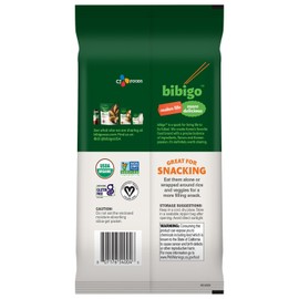 Bibigo Organic Korean BBQ Flavored Seaweed Snacks, 24 Individual Packets, 0.16 Ounce (Pack of 24)