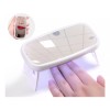 Luz uñas gelish Mini Lampara Secado De Uñas Led Uv