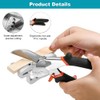 Mitre Shears, 45-135 Degree Adjustable Angle Scissors with 2 Spare