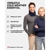 DANISH ENDURANCE Thermal Merino Neck Gaiter with Polar Fleece, Snood,