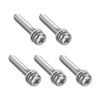 TA-VIGOR 5pcs M5 x 30mm Phillips Pan Head Machine Screws