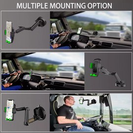Unbranded Phone Holder Mount Heavy Duty Truck Car Dashboard Windshield Long Anti-Shake