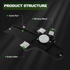 SCITOO Rear Right Power Window Regulator with Motor Fit for