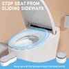 Quuztao 24 Pcs Toilet Seat Bumpers for Use with Bidet,