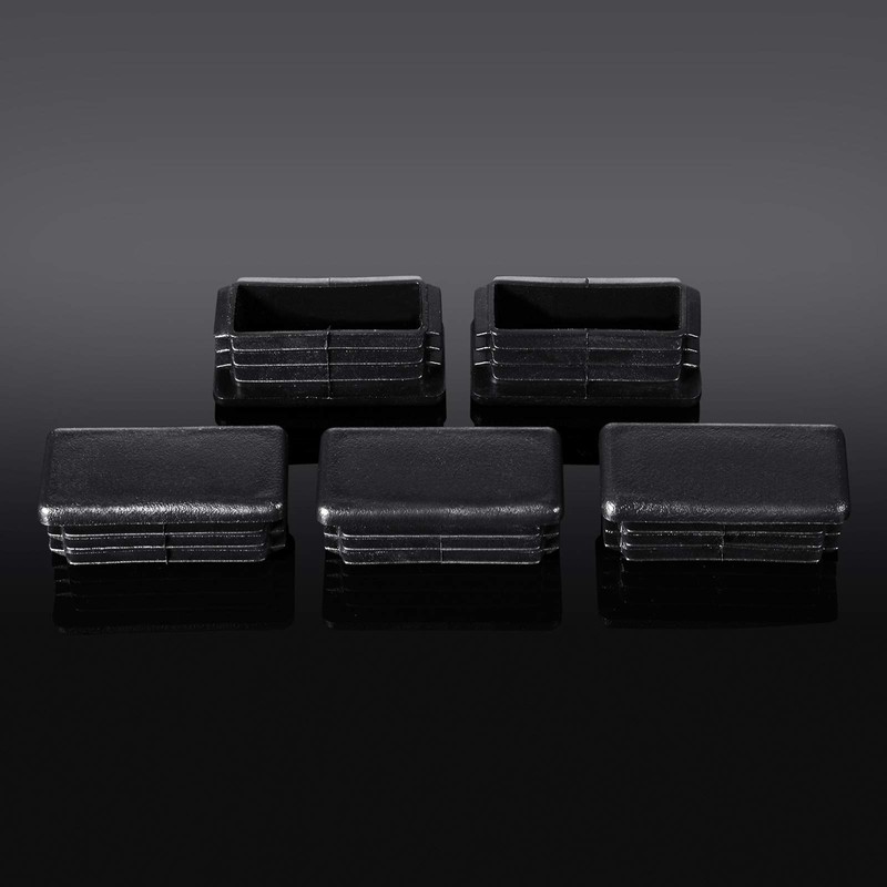 1 x 2 Inch Rectangle Plastic Plugs Tubing End Caps