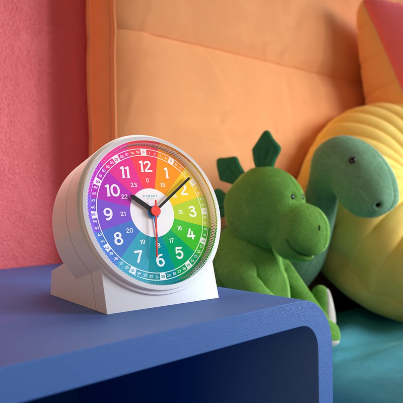 Cander Berlin MNU 1009 R Children's Alarm Clock Silent Colourful