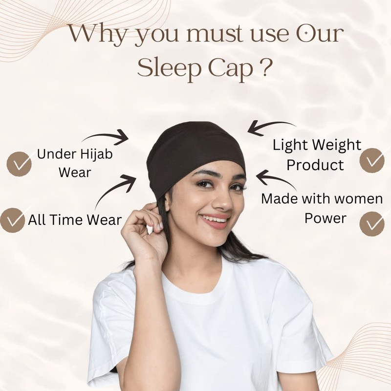 SAKUCHI Chemo Hats Solid Women's Bamboo Soft Headwear, FadedDenim