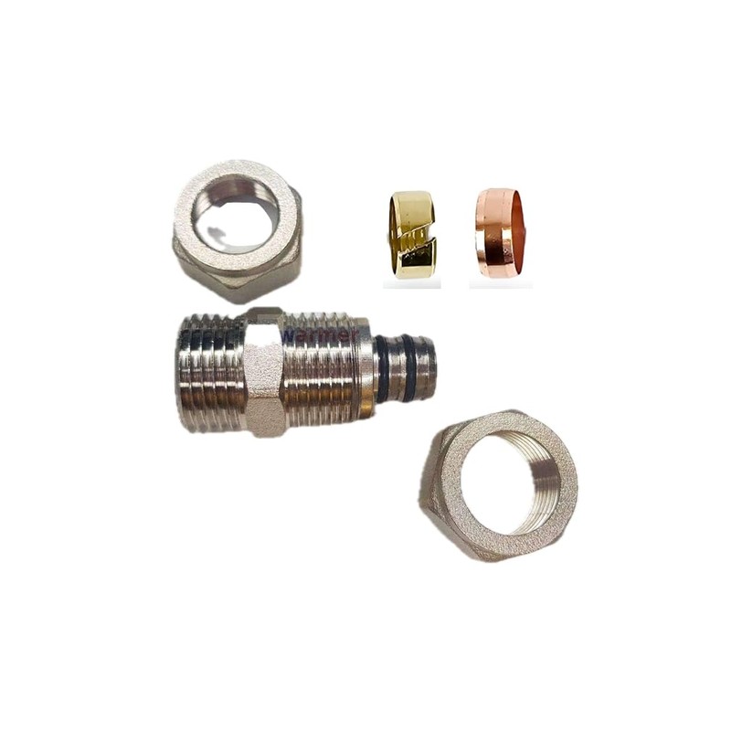 Sandy Beach 15mm to 16mm Compression Adapter Reducer Durable Brass
