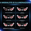 Teguangmei Solare Luce LED di Occhi Diavolo per Finestrino Auto