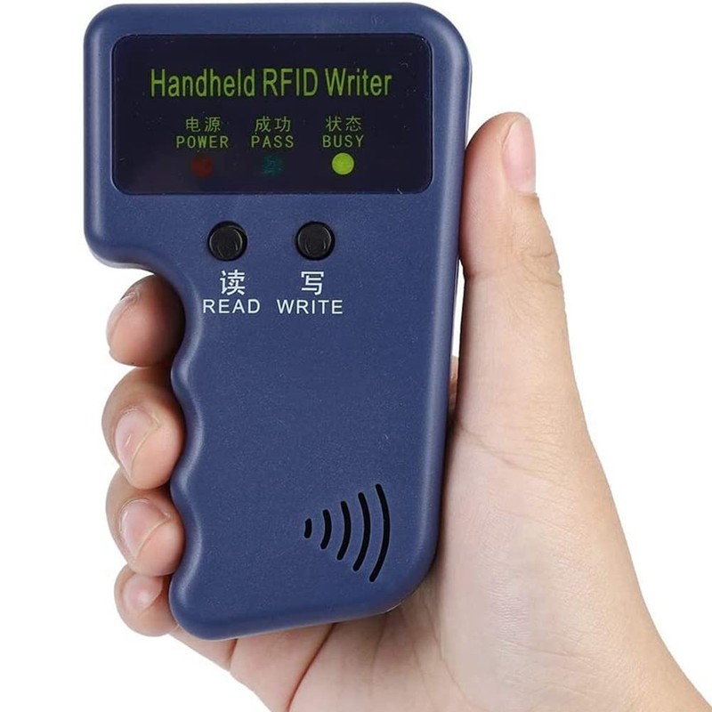 Aswalling Handheld 125KHz RFID ID Card Writer Reader for Access