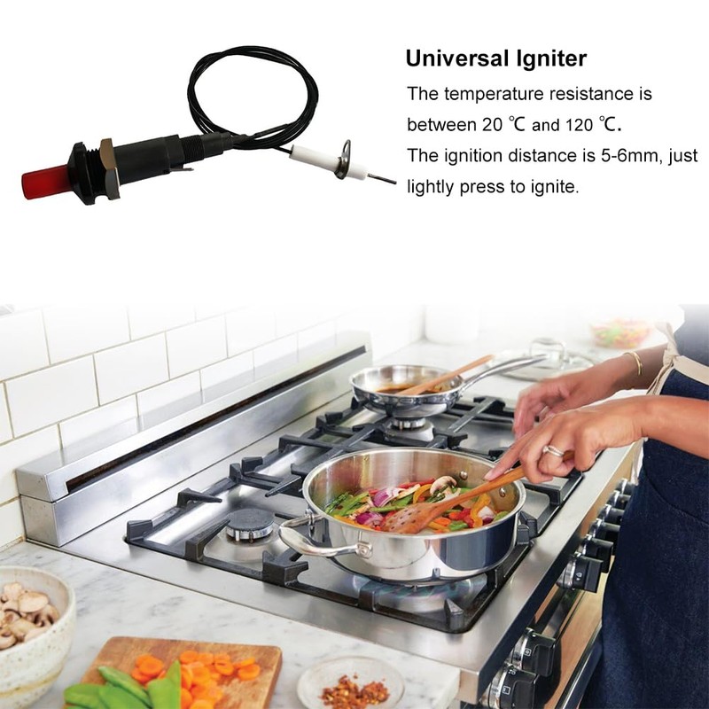 KARELLS Piezo Igniter, Piezo Tinder Gas Grill, Ignition Spark, Piezo