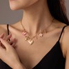 Gold Charm Necklace for Women Gold Initial Necklaces for Women