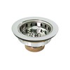 Highcraft 9734 Heavy Duty Kitchen Sink (3-1/2 Inch) Stainless Steel