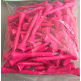 Unbranded 200 Ct Professional Tee 2 3/4" Wood Tees PINK Color Free Shipping